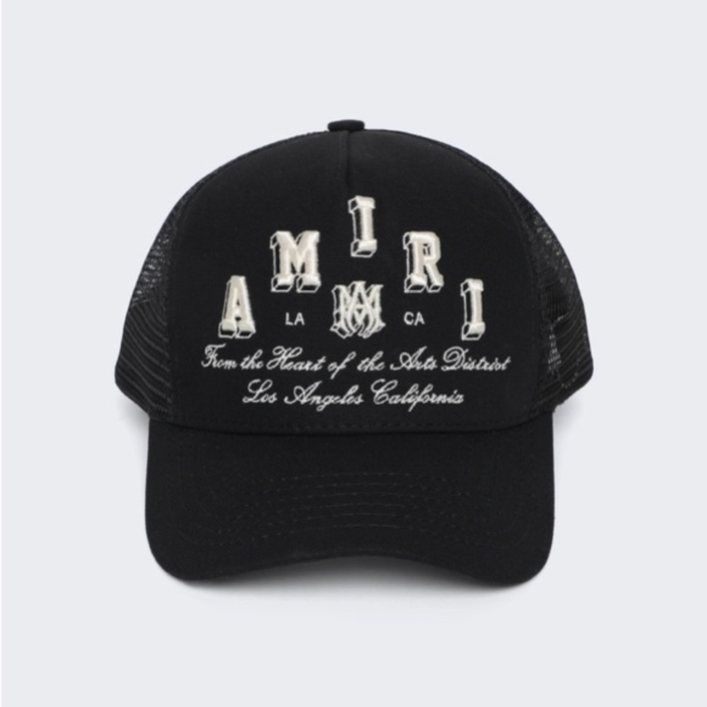 AMIRI Varsity Logo Trucker Cap